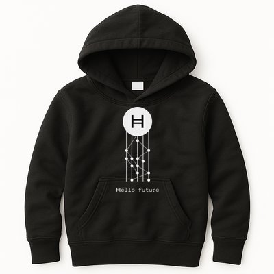 Hello Future Hbar Hedera Hashgraph Solana Kaspa Xrp Crypto Kids Hoodie