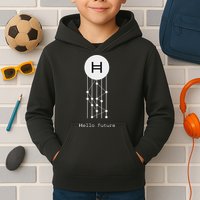 Hello Future Hbar Hedera Hashgraph Solana Kaspa Xrp Crypto Kids Hoodie
