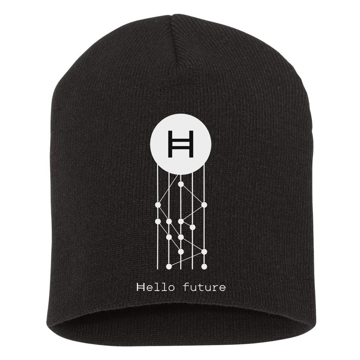 Hello Future Hbar Hedera Hashgraph Solana Kaspa Xrp Crypto Short Acrylic Beanie