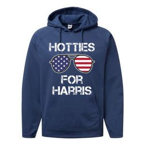 Hotties For Harris Meaningful Gift Performance Fleece Hoodie