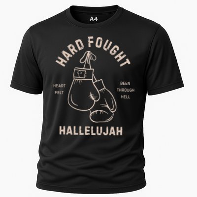 Hard Fought Heartfelt Been Through Hell Hallelujah Cooling Performance Crew T-Shirt
