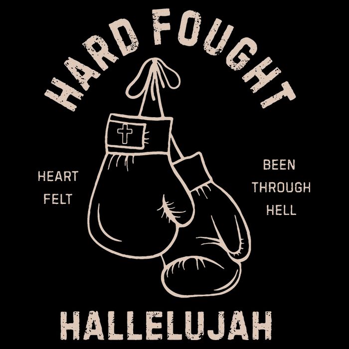 Hard Fought Heartfelt Been Through Hell Hallelujah 16 in Basic Backpack