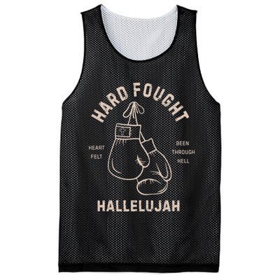 Hard Fought Heartfelt Been Through Hell Hallelujah Mesh Reversible Basketball Jersey Tank