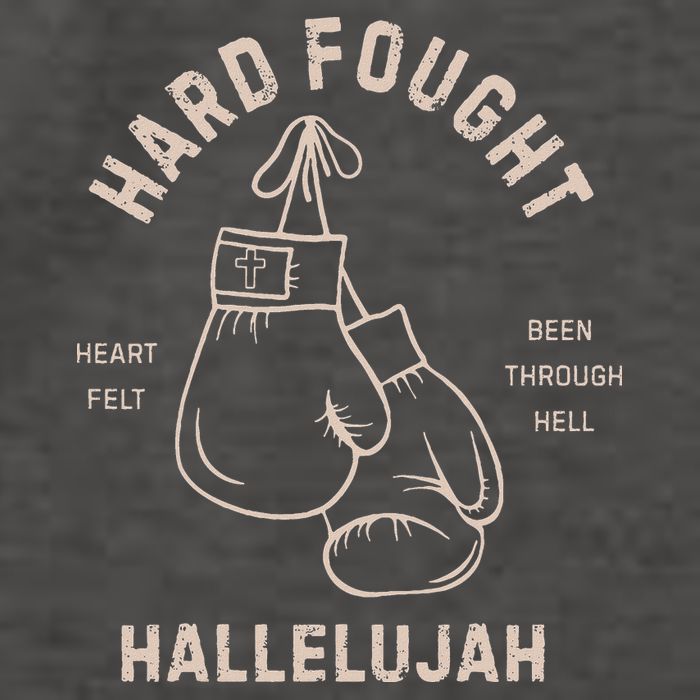 Hard Fought Heartfelt Been Through Hell Hallelujah Vector Backpack