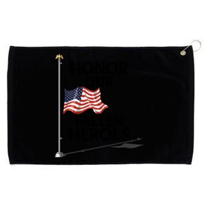 Honor Fallen Heroes / Military Honor Memorial American Flag Cute Gift Grommeted Golf Towel