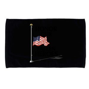 Honor Fallen Heroes / Military Honor Memorial American Flag Cute Gift Microfiber Hand Towel