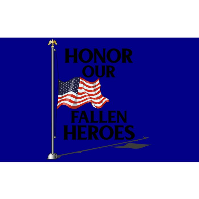 Honor Fallen Heroes / Military Honor Memorial American Flag Cute Gift Bumper Sticker