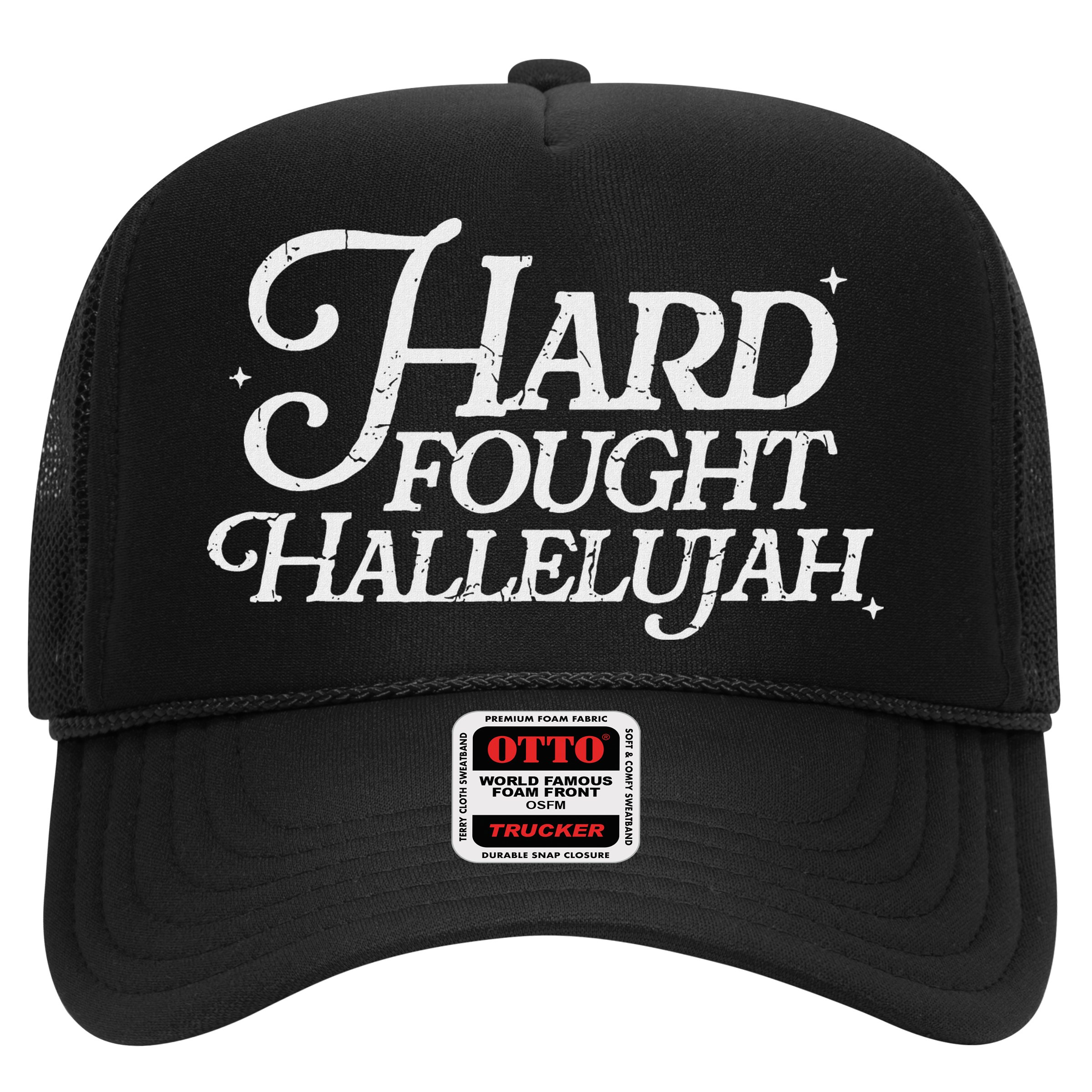 Hard Fought Hallelujah Bible Verse Christian Jesus Hat