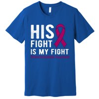 His Fight Is My Fight Hemochromatosis Gift Premium T-Shirt