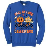 Halloween Fall In Love With Learning Thanksgiving Teacher Sweatshirt