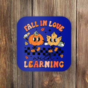 Halloween Fall In Love With Learning Thanksgiving Teacher Coaster