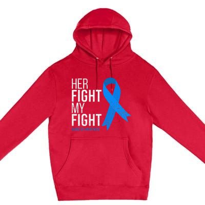 Her Fight Is My Fight Diabetes Awareness T1d Type 1 Premium Pullover Hoodie