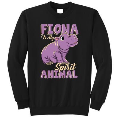 Hippo Fiona Is My Spirit Animal Funny Sweatshirt