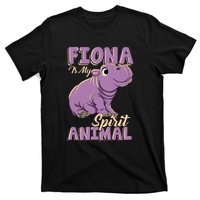 Hippo Fiona Is My Spirit Animal Funny T-Shirt