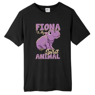 Hippo Fiona Is My Spirit Animal Funny Tall Fusion ChromaSoft Performance T-Shirt