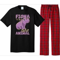 Hippo Fiona Is My Spirit Animal Funny Pajama Set