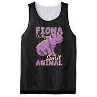 Hippo Fiona Is My Spirit Animal Funny Mesh Reversible Basketball Jersey Tank