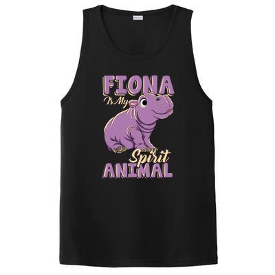 Hippo Fiona Is My Spirit Animal Funny PosiCharge Competitor Tank