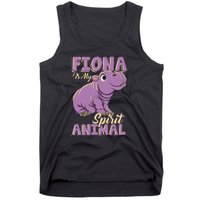 Hippo Fiona Is My Spirit Animal Funny Tank Top