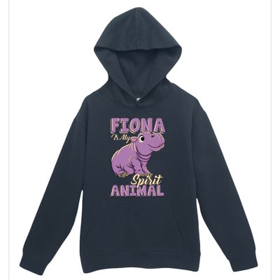 Hippo Fiona Is My Spirit Animal Funny Urban Pullover Hoodie