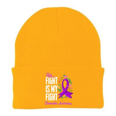 Her Fight Is My Fight Detia Awareness Gift Knit Cap Winter Beanie