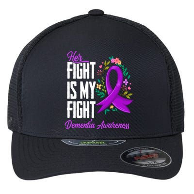 Her Fight Is My Fight Detia Awareness Gift Flexfit Unipanel Trucker Cap