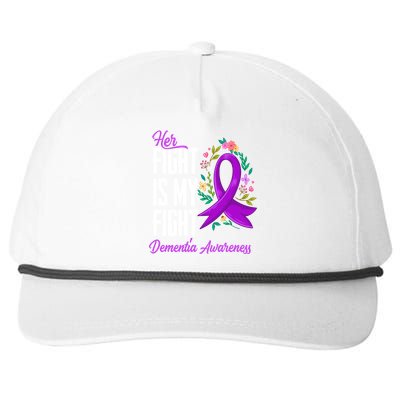 Her Fight Is My Fight Detia Awareness Gift Snapback Five-Panel Rope Hat