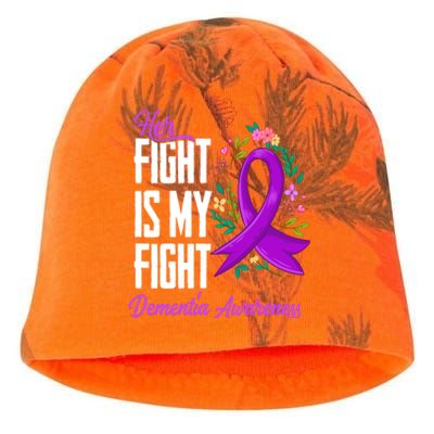 Her Fight Is My Fight Detia Awareness Gift Kati - Camo Knit Beanie