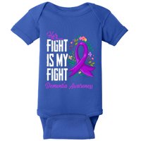 Her Fight Is My Fight Detia Awareness Gift Baby Bodysuit