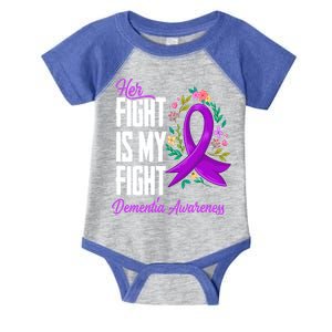 Her Fight Is My Fight Detia Awareness Gift Infant Baby Jersey Bodysuit