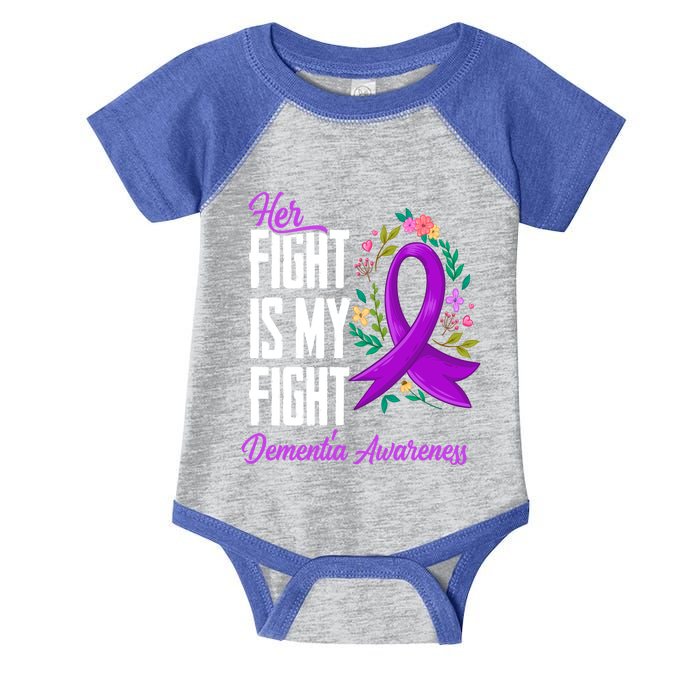 Her Fight Is My Fight Detia Awareness Gift Infant Baby Jersey Bodysuit