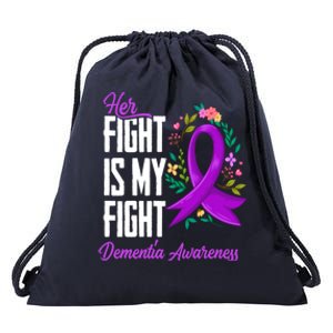 Her Fight Is My Fight Detia Awareness Gift Drawstring Bag