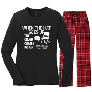 Humorous Fight I Survived The Riverboat Brawl Alabama Women's Long Sleeve Flannel Pajama Set 