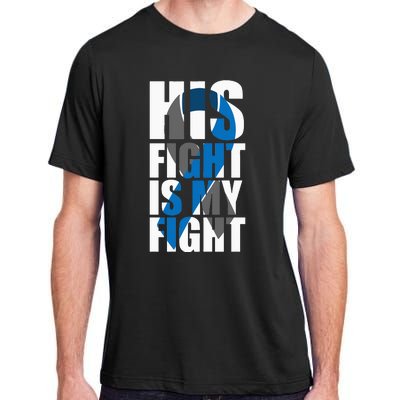 His fight is my fight Diabetes Adult ChromaSoft Performance T-Shirt