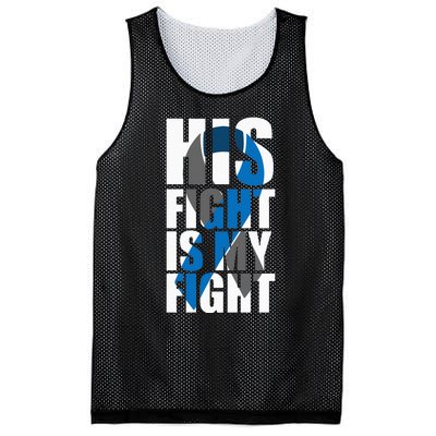 His fight is my fight Diabetes Mesh Reversible Basketball Jersey Tank