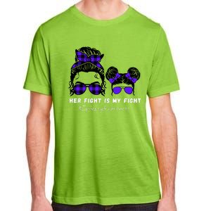 Her Fight Is My Fight | Epilepsy Survivor Purple Ribbon Adult ChromaSoft Performance T-Shirt