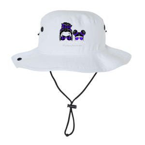 Her Fight Is My Fight | Epilepsy Survivor Purple Ribbon Legacy Cool Fit Booney Bucket Hat