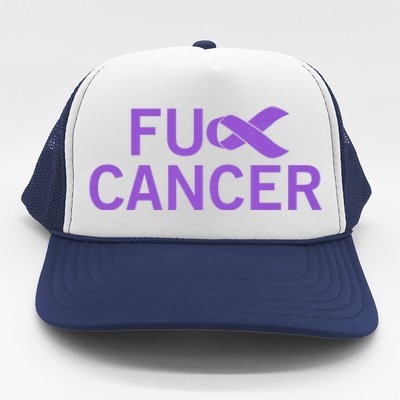 His Fight Is Our Fight. Cancer Awareness Fuck Cancer Trucker Hat