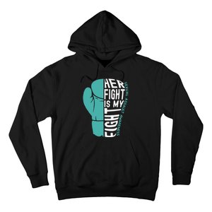 Her Fight Is My Fight Sexual Assault Awareness Boxing Glove Hoodie