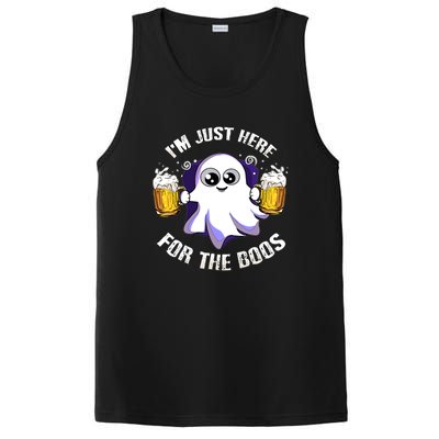 Halloween Funny I'm Just Here For The Boos PosiCharge Competitor Tank