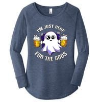 Halloween Funny I'm Just Here For The Boos Women's Perfect Tri Tunic Long Sleeve Shirt