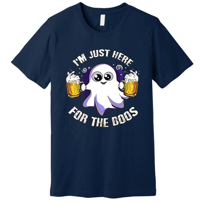 Halloween Funny I'm Just Here For The Boos Premium T-Shirt