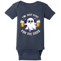 Halloween Funny I'm Just Here For The Boos Baby Bodysuit