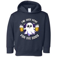 Halloween Funny I'm Just Here For The Boos Toddler Hoodie