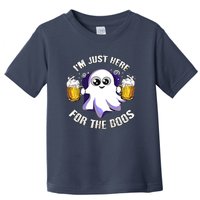 Halloween Funny I'm Just Here For The Boos Toddler T-Shirt