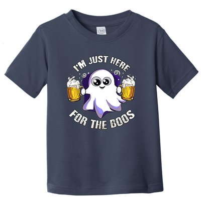 Halloween Funny I'm Just Here For The Boos Toddler T-Shirt