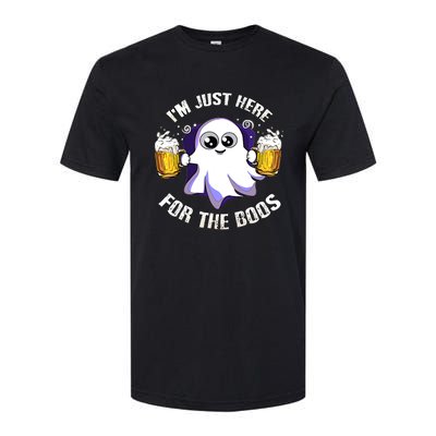 Halloween Funny I'm Just Here For The Boos Softstyle CVC T-Shirt