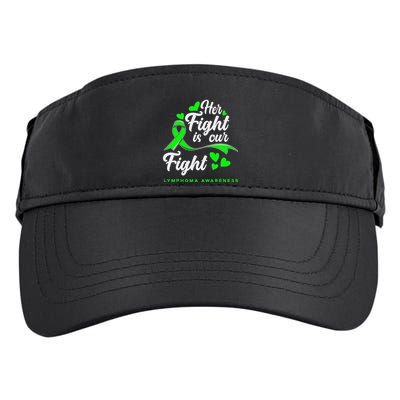 Her Fight Is Our Fight Non Hodgkin Lymphoma Awareness Adult Drive Performance Visor