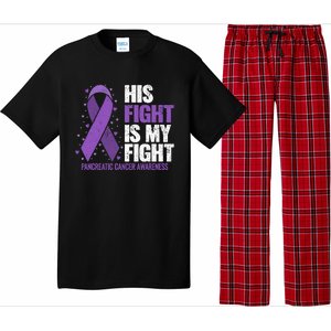 His Fight is my Fight Pancreatic Cancer Awareness  Pajama Set