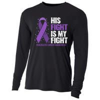 His Fight is my Fight Pancreatic Cancer Awareness  Cooling Performance Long Sleeve Crew